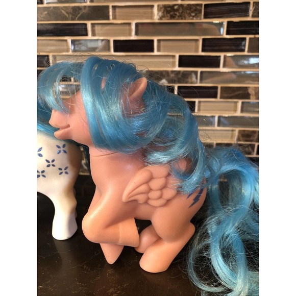 Lot Of 2 Vtg My Little‎ Pony Pegasus Firefly 1983 Pink Lightning bolt & Majesty - Picture 4 of 8